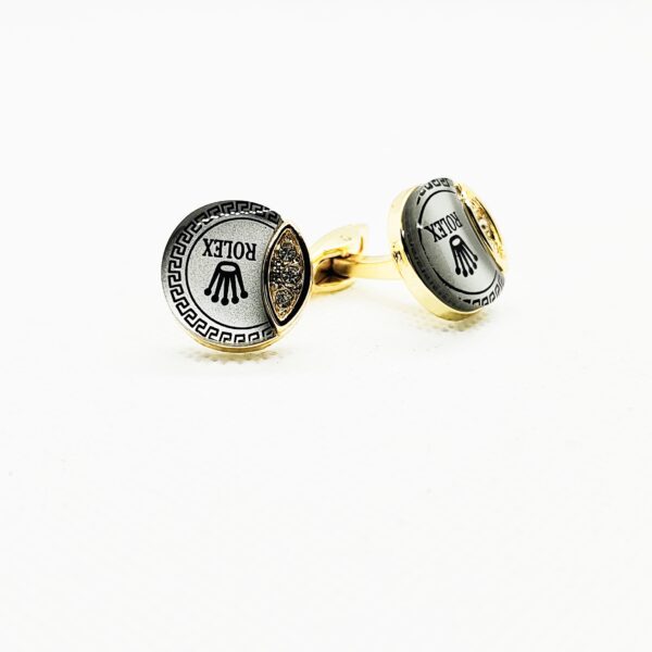 Rolex Classic Cufflinks - Image 3