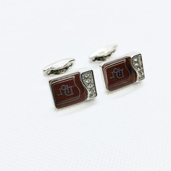 Letter Silver Cufflinks