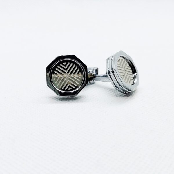 Hexagon Style Cufflinks - Image 3