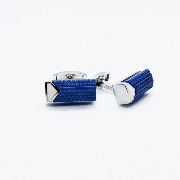 Blue Capsule Cufflinks - Image 3
