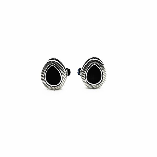 Classic French Retro Silver Cufflinks - Image 3