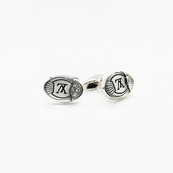 Louis Vuitton Silver Cufflinks - Image 2