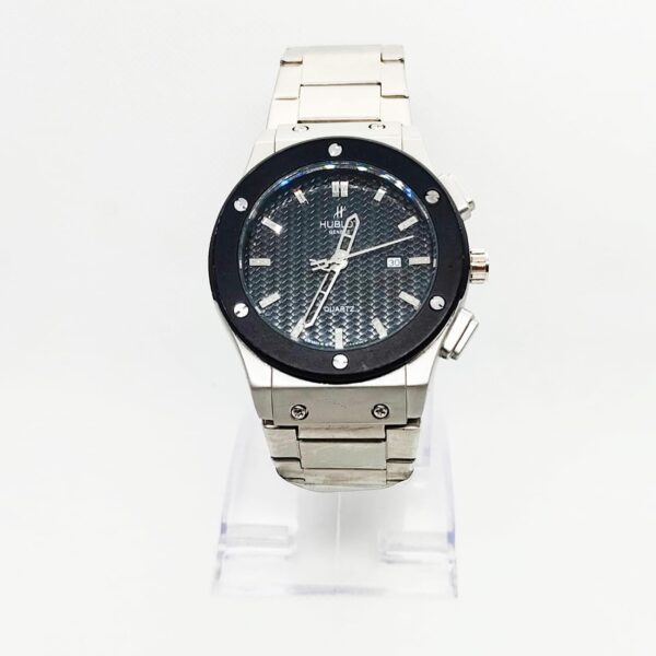 BRANDED HB PREMIUM WATCH FOR MEN - SILVER MATTE CHAIN